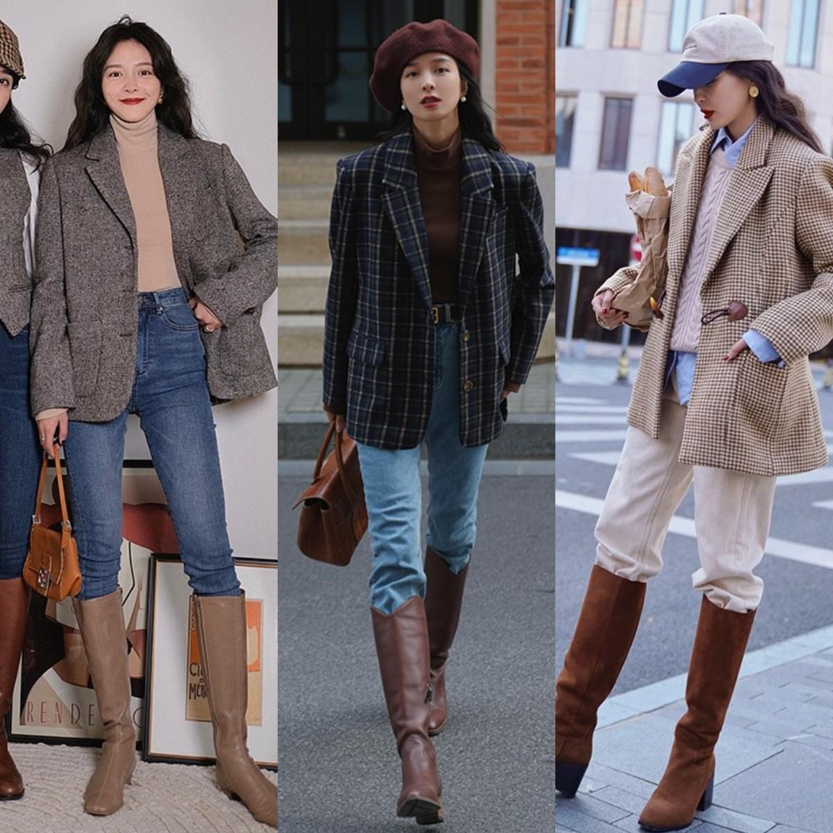 Chiêu diện boots hack chân thon dài, giúp nàng 30+ lên đồ sang chảnh trong Tết này- Ảnh 4. Chiêu diện boots hack chân thon dài, giúp nàng 30+ lên đồ sang chảnh trong Tết này- Ảnh 4.
