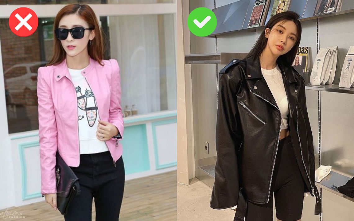 Áo khoác da đang hot, nhưng nàng không nên mua 4 kiểu này- Ảnh 4. Áo khoác da đang hot, nhưng nàng không nên mua 4 kiểu này- Ảnh 4.