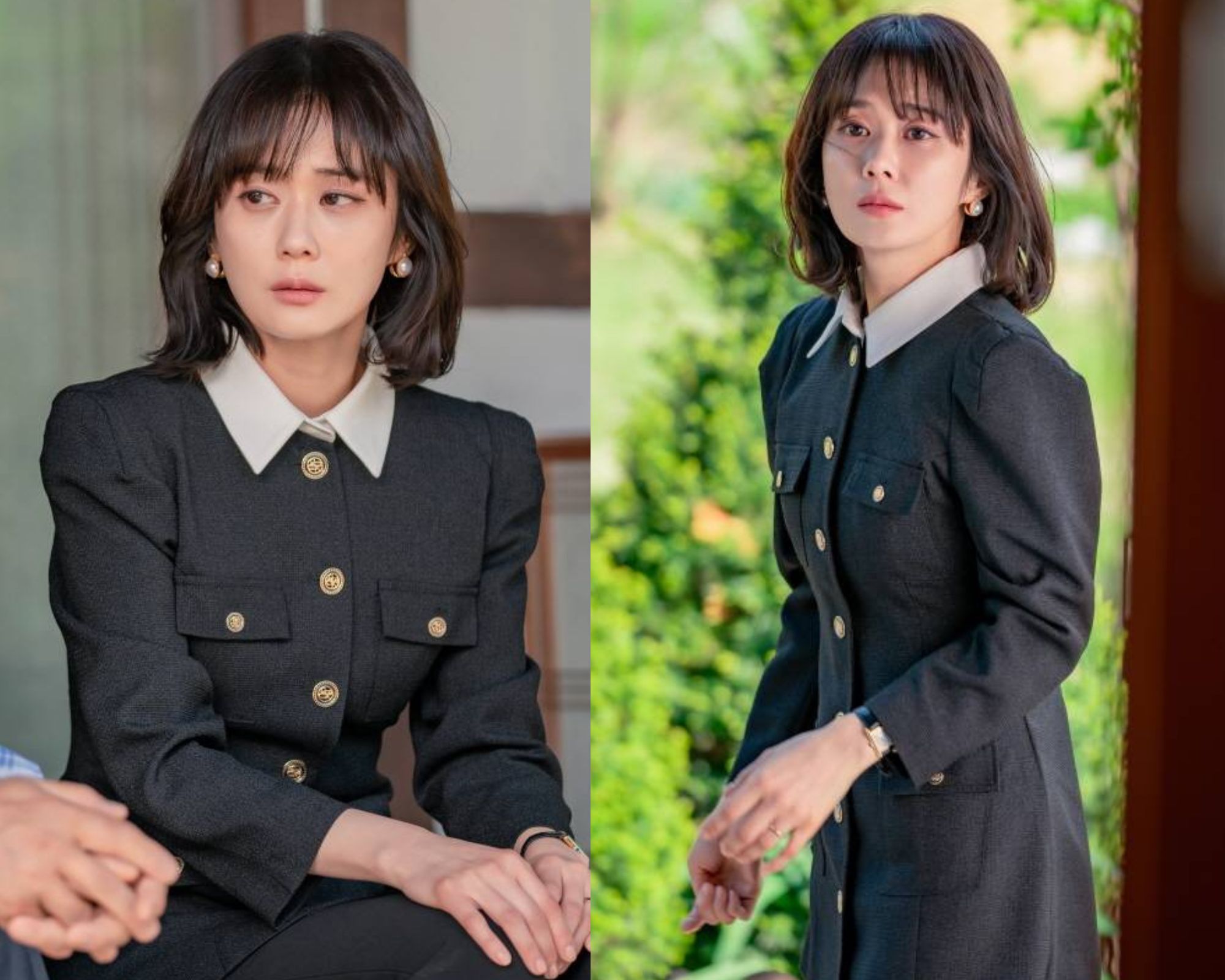 Thời trang công sở sang trọng, chuẩn thanh lịch của Jang Nara trong phim mới - Ảnh 6. Thời trang công sở sang trọng, chuẩn thanh lịch của Jang Nara trong phim mới - Ảnh 6.
