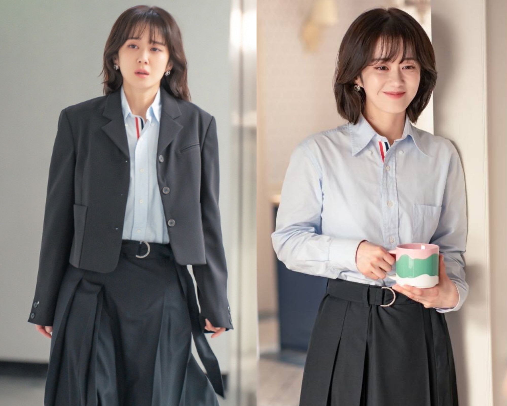 Thời trang công sở sang trọng, chuẩn thanh lịch của Jang Nara trong phim mới - Ảnh 1. Thời trang công sở sang trọng, chuẩn thanh lịch của Jang Nara trong phim mới - Ảnh 1.